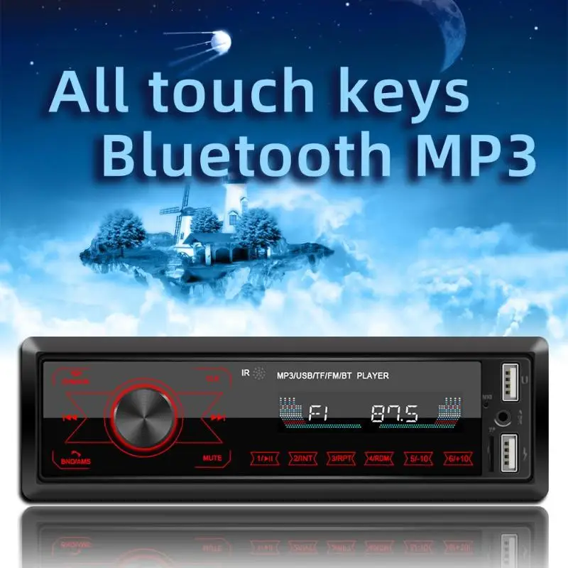 Автомобильные радио стерео MP3 плеер Bluetooth AUX in FM медиа приемник