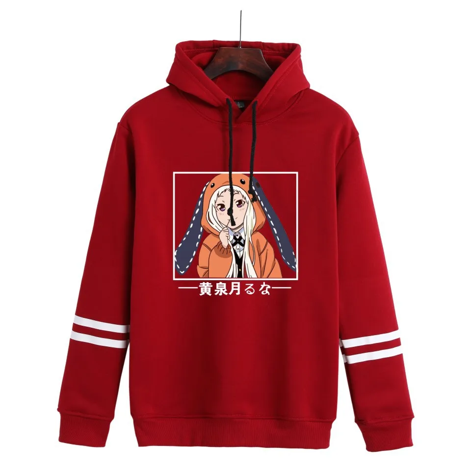 Толстовка Kakegurui для косплея аниме мужчин и женщин Свитшот оверсайз худи в стиле