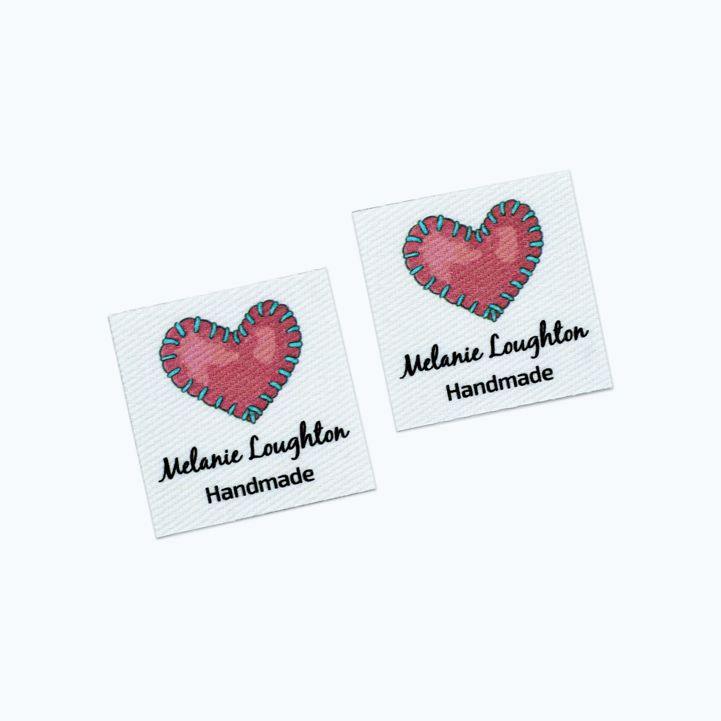 

96piece Ironing Labels, Logo or Text, Personalized Brand , Clothing Labels, Custom Design, Cotton tags (YT276)
