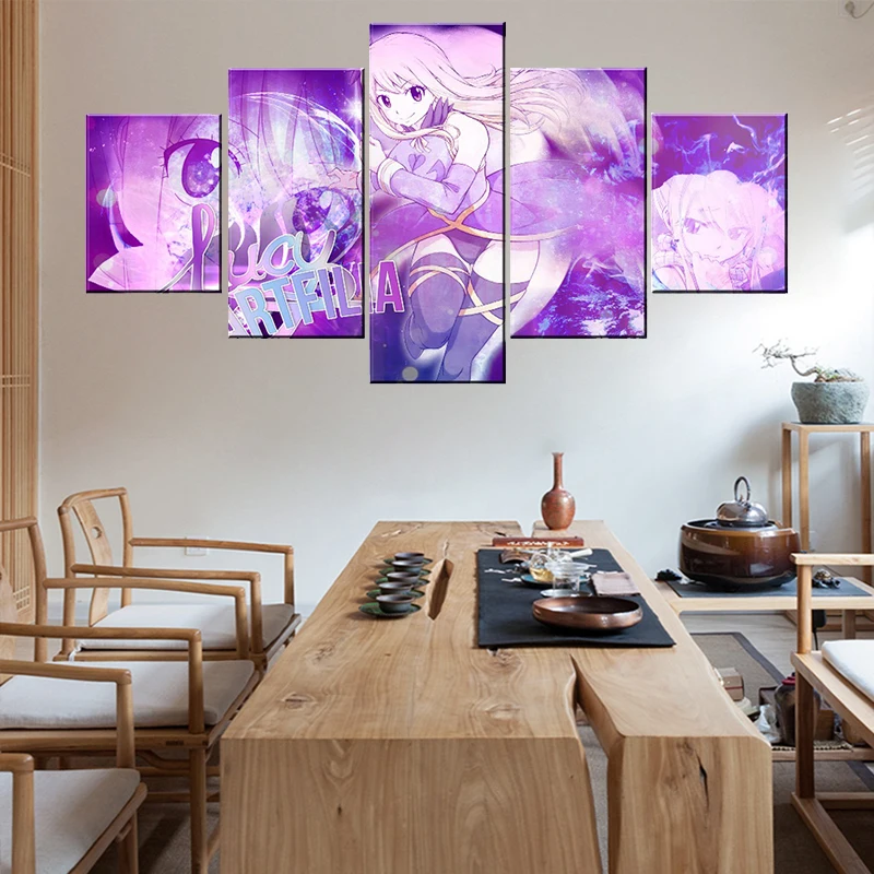 Картина из аниме Волшебный хвост Люси сердцефилия высококачественный плакат на