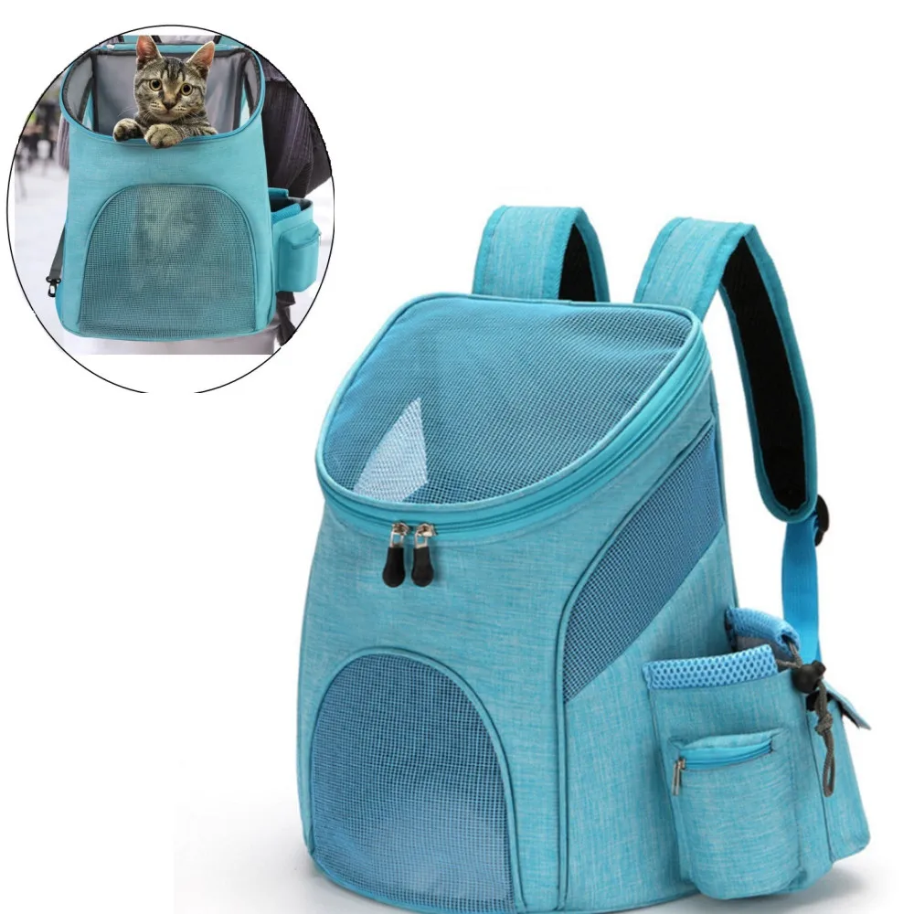 Дорожный рюкзак для домашних животных складная переноска кошек и собак сетчатая
