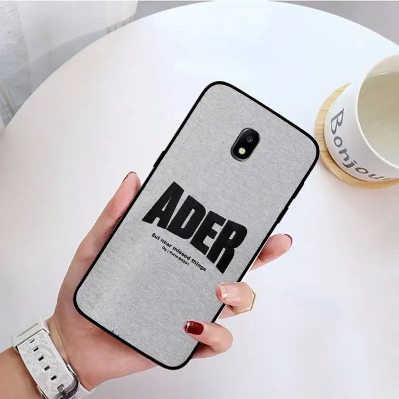 

Fashion Brand ADER Phone Case For Samsung Galaxy J200 J2 Prime J2 Pro J6 2018 J250 J4 Plus J415 J5 Prime J7 J737 J710 J7