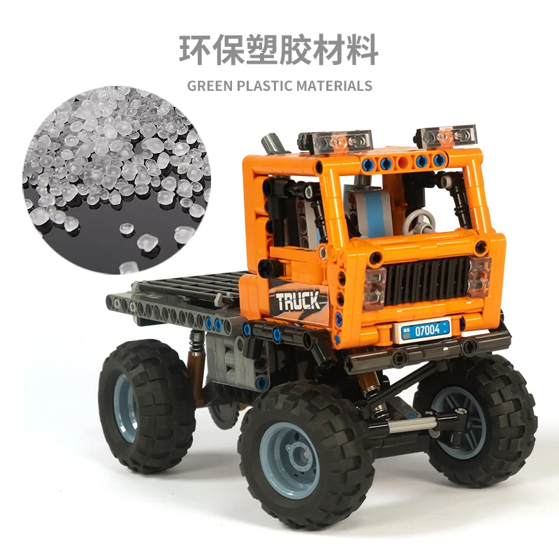

XingBao 07004 499pcs Off-Road high-tech Series The Heavy Truck Set Building Blocks Bricks Construction Tractor Model Juguetes
