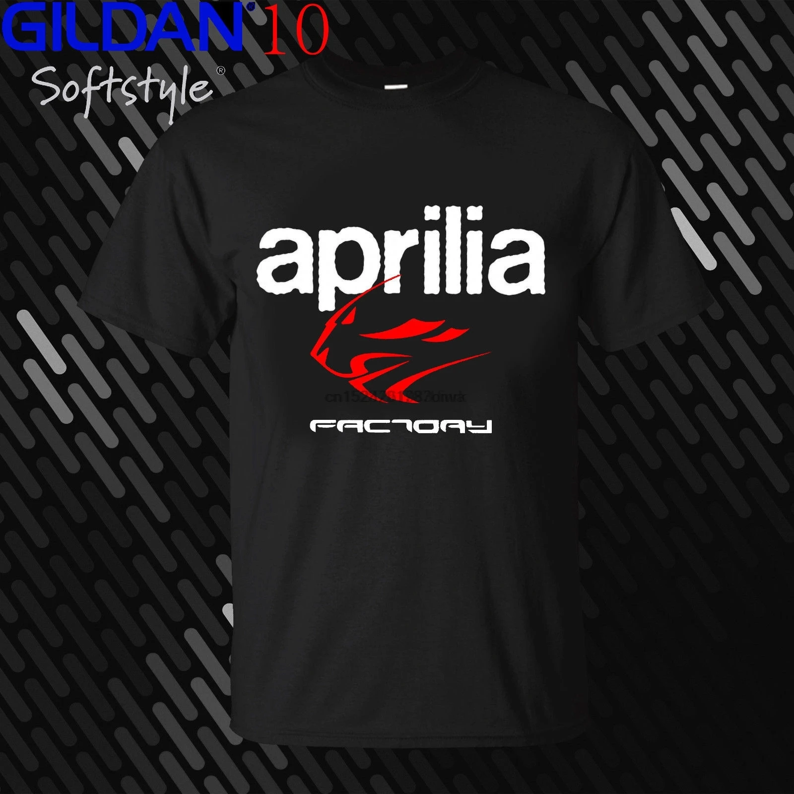 Новая Aprilia фабрика мотоцикл печатных футболка Мужская Sz S 2Xl 016369|Мужские футболки|