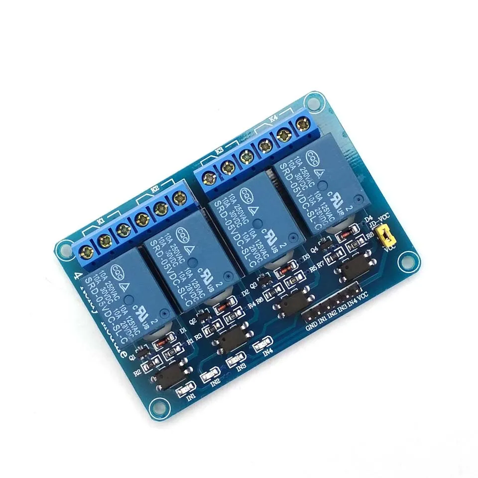 5V 12V 4 канальный Релейный модуль щит для Uno ARM PIC AVR DSP электронное реле канала Relay.4