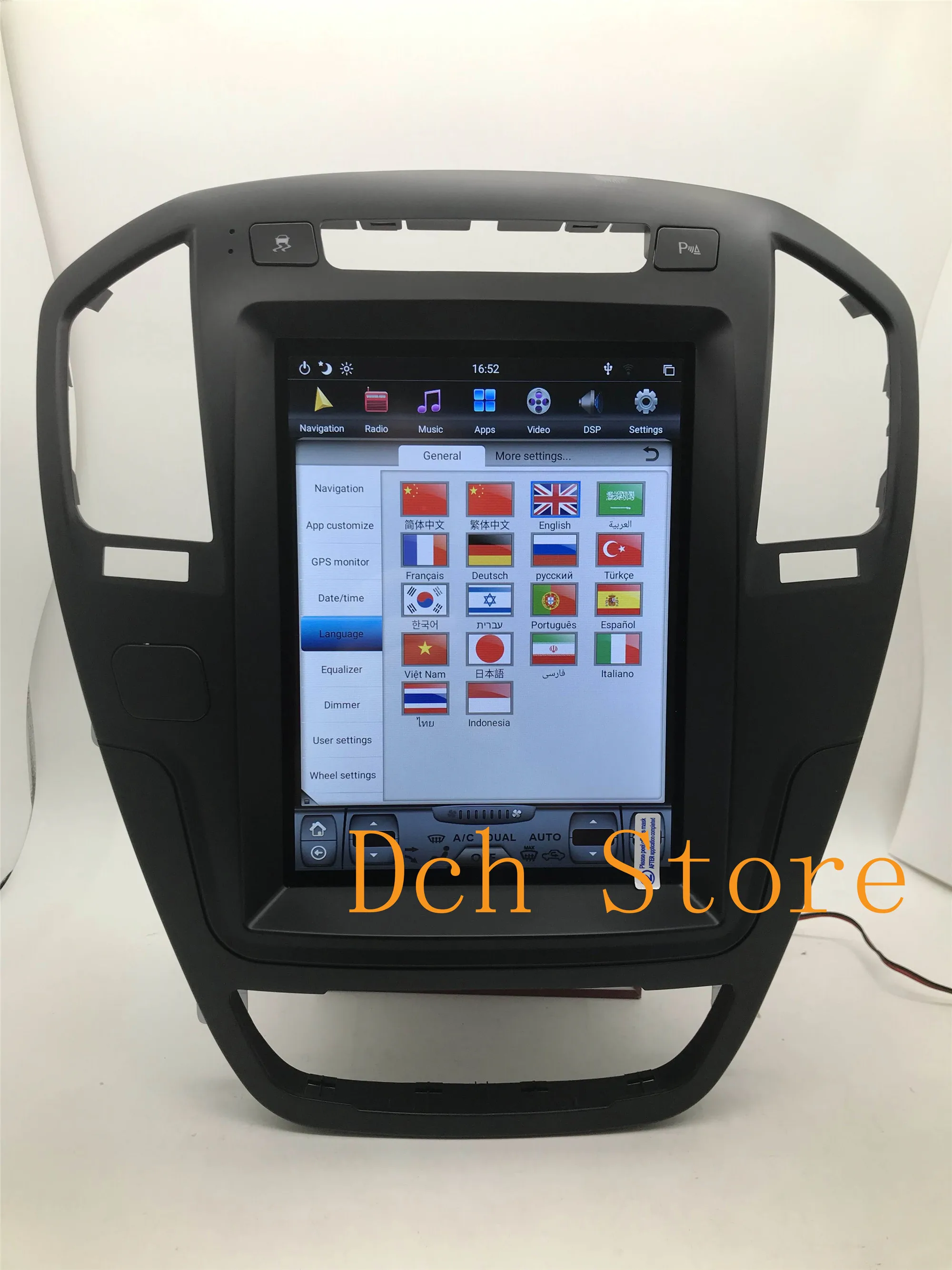 Автомобильный DVD-плеер с GPS-Навигатором 10 4 дюйма в стиле Тесла Android 9 0 для Opel Insignia