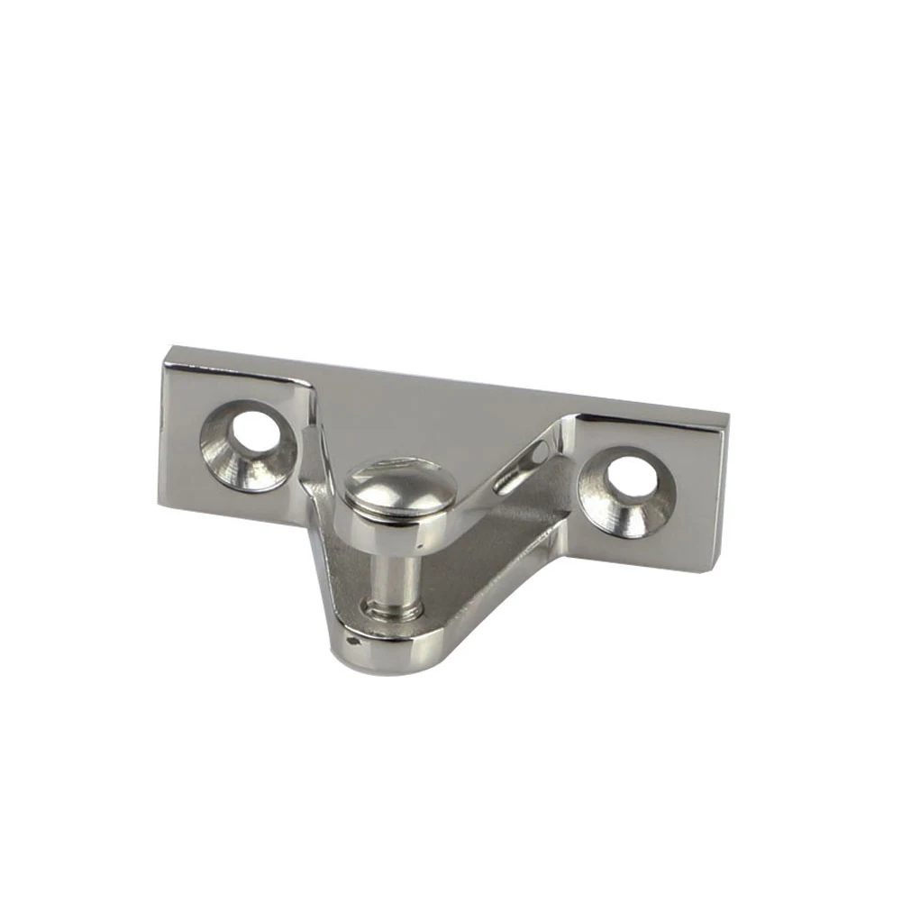

2pcs Fitting Bimini Top Anti Rust Hardware Deck Hinge With Screws Marine Boat Easy Install Stainless Steel Quick Release Durable