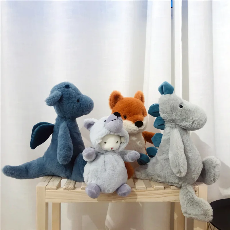 

Baby Stuffed Plush Pillow Animal Fox Newborn Soothing Pillows Baby Comforter Cushion Sleeping Dolls Soft Toys for Babies Kids
