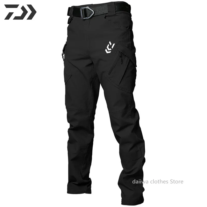 2022 New Daiwa Fishing Pants Waterproof Quick Dry Clothing Outdoor Multi-Pocket Supreme Trousers Men's Wear | Спорт и