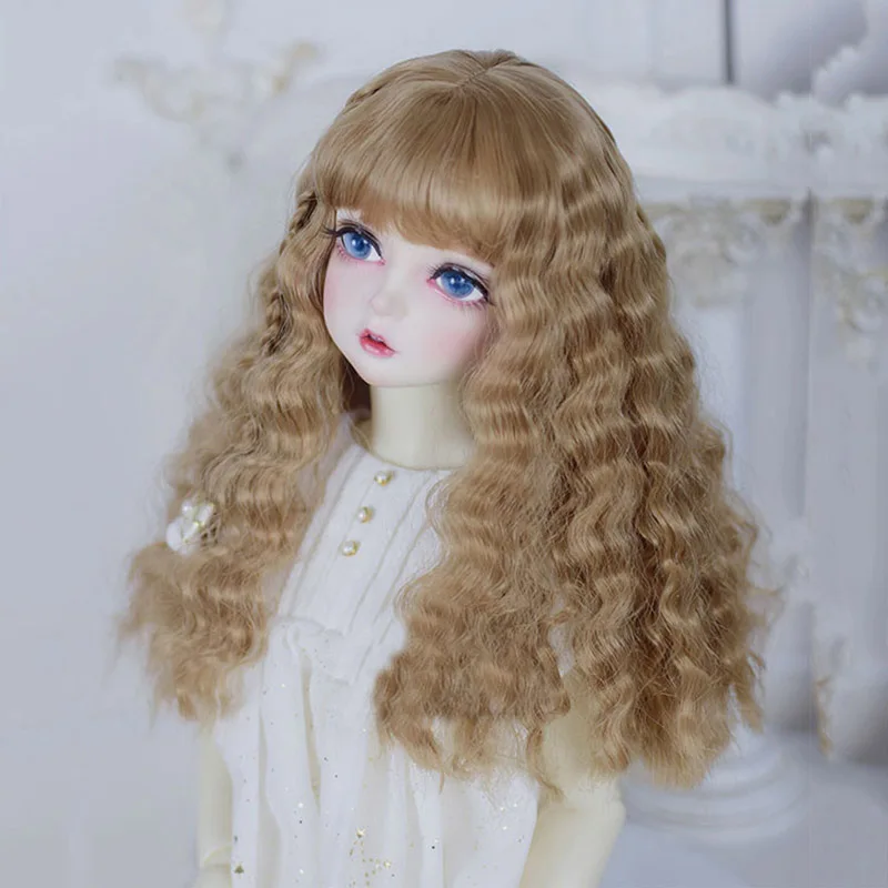 Парик для куклы Bybrana BJD 1/3 1/4 1/6 1/8 высокотемпературное волокно длинные вьющиеся