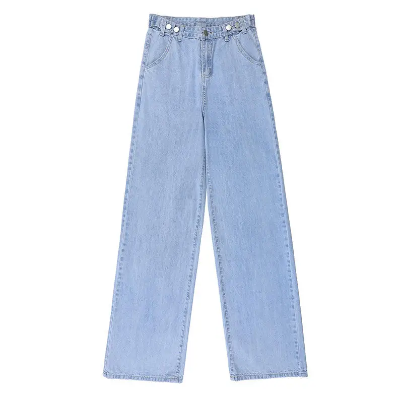 

Vintage High Waist Jeans For Women Trousers Loose Large Size Harajuku Denim Harem Pants Button Stretch Office Ladies Jeans Q4168