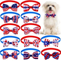 puppy dog bow tie american independence days dog cat bowties flag dog grooming accessories for small dogs