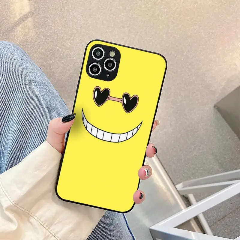 

Teacher kill Cartoon emoticon Phone Case For iPhone 5 5s se 6 6s 6spluse 7 7plus 8 x xr xs 11 12 Cover Fundas Coque