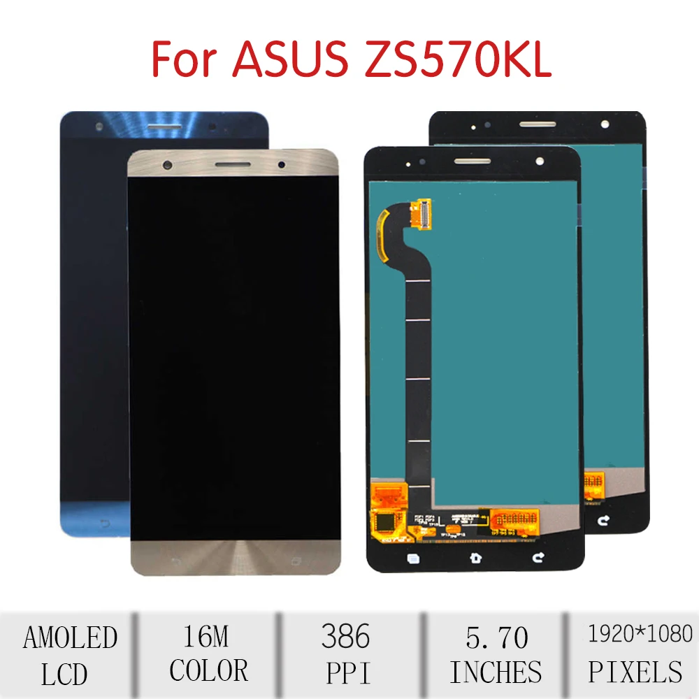 Оригинальный дизайн для Asus Zenfone3 Deluxe ZS570KL ЖК-дисплей кодирующий преобразователь