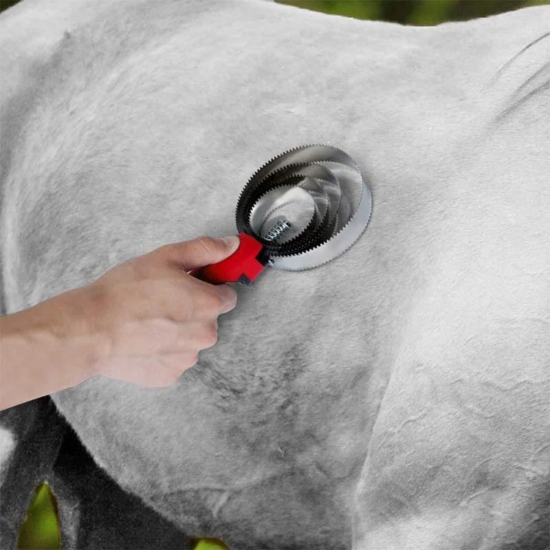 Зубчатая Расческа для домашнего скота скребок пота набор инструментов ухода за