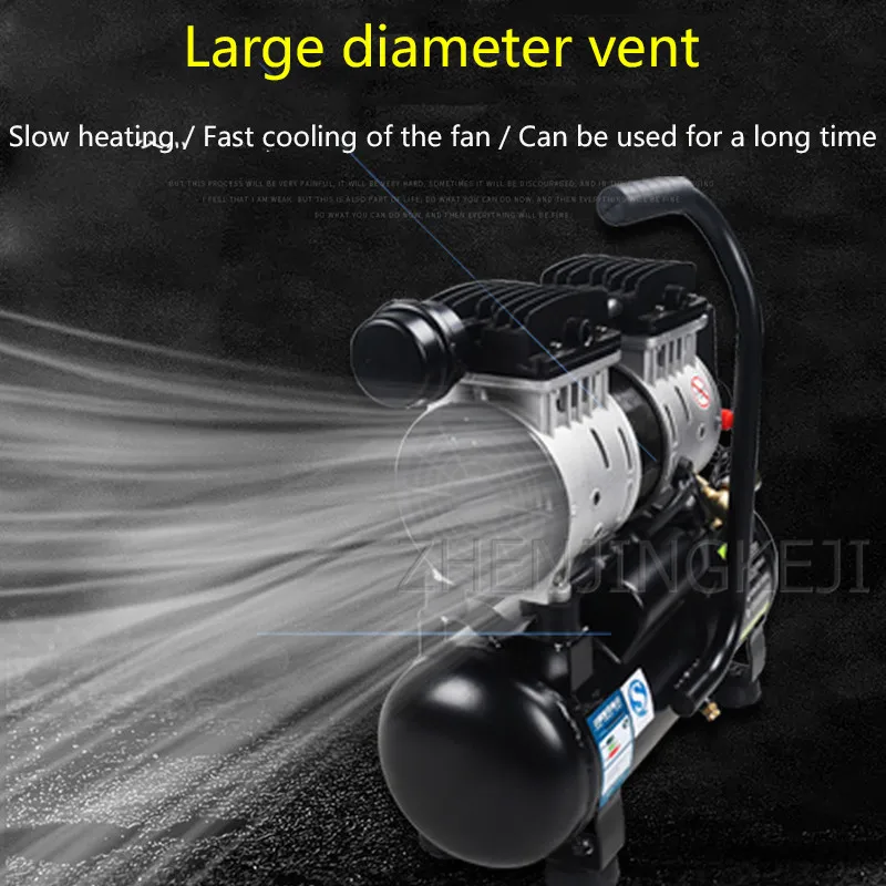 Без топлива бесшумный воздушный компрессор деревообрабатывающий распылитель