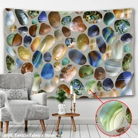colorful stone tapestry wall hanging printing retro hippie bohemian living room tv wall decor background cloth