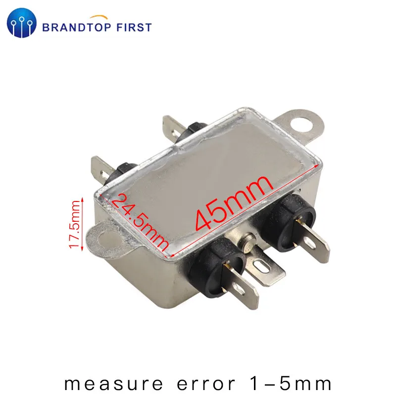 Мощность EMI фильтр CW1B 10A T 115V 250V 50/60HZ разъемы|Соединители| |
