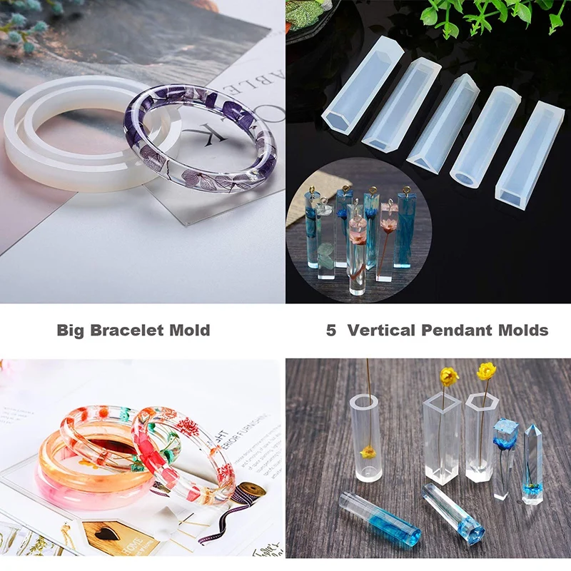 Diy Литье силиконовой полимерная Форма s комплект содержит блестящий порошок