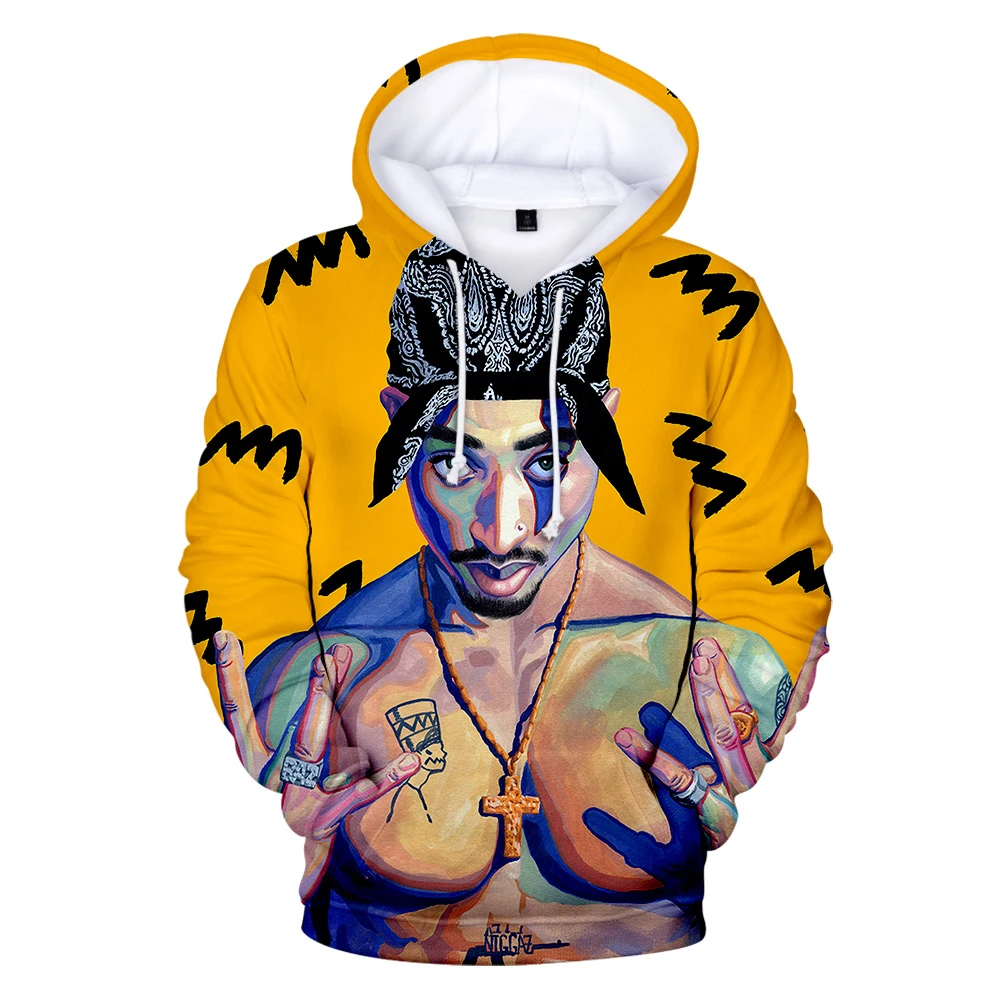 Толстовки с капюшоном 3D 2PAC толстовки на весну/осень 4XL 2019|Мужские и свитшоты| |
