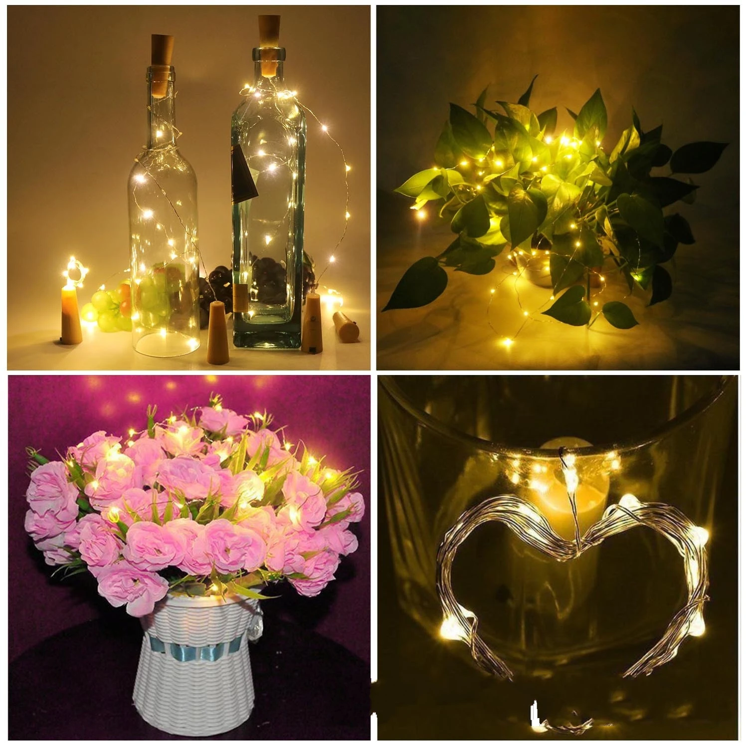 Светодиодный Корк светильник строка бутылка украшение для бара и вечеринки