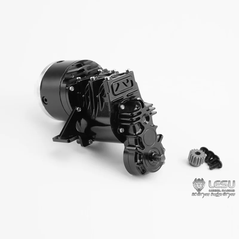 Металлическая коробка передач LESU D Transfer чехол 5016 для 1/14 RC трактор TAMIYA грузовик