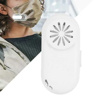clip on fan mini portable quiet usb charging cooling equipment for outdoor sports small fan white