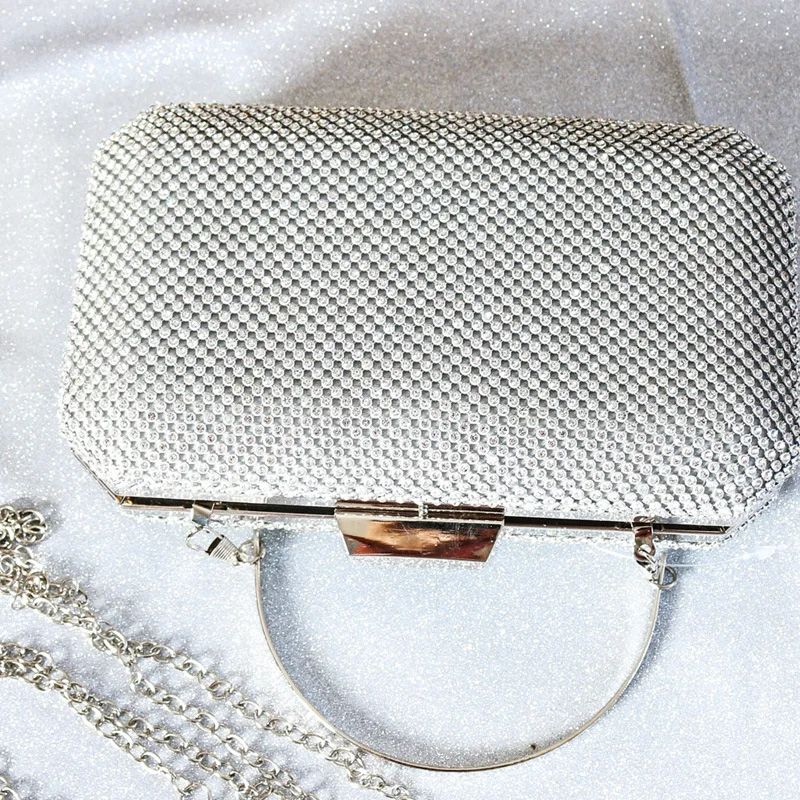 

Woman's Handbag 2021 Diamond-studded Dinner Bag Ladies Fashion Clutch Banquet Dress and Evening Bag Party Bridal Coin Purse