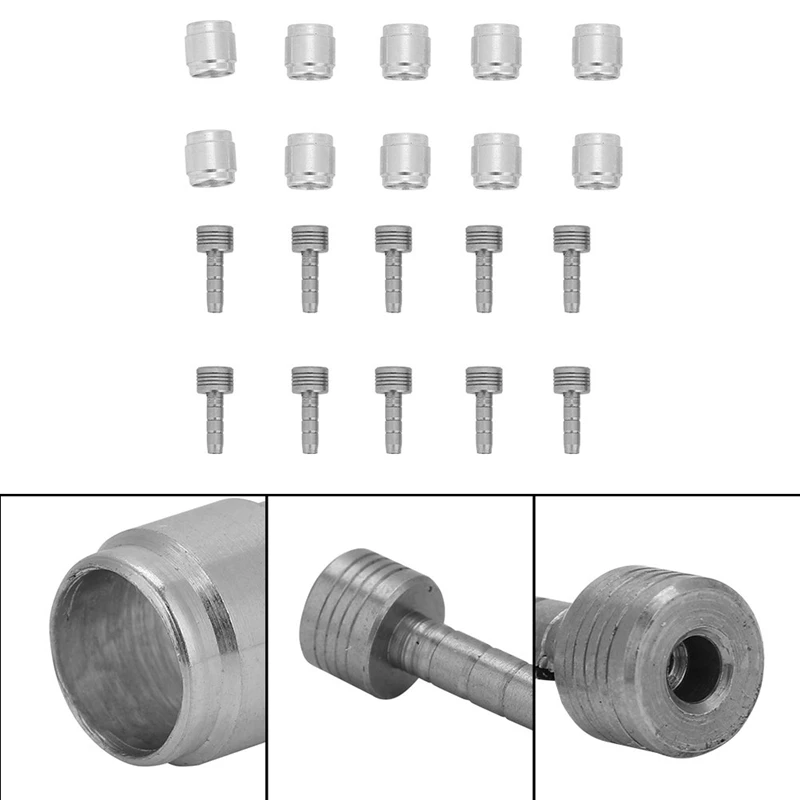 10 Set Brake Hose Insert Bike Hydraulic Disc Olive and Connector for AVID SRAM Replacement Part | Спорт и развлечения