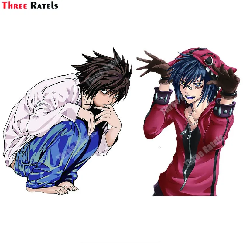 

Three Ratels A926 L Lawliet From Death Note Anime Sticker For Luggage Laptop Skateboard Decor School Decal Vinyl Material