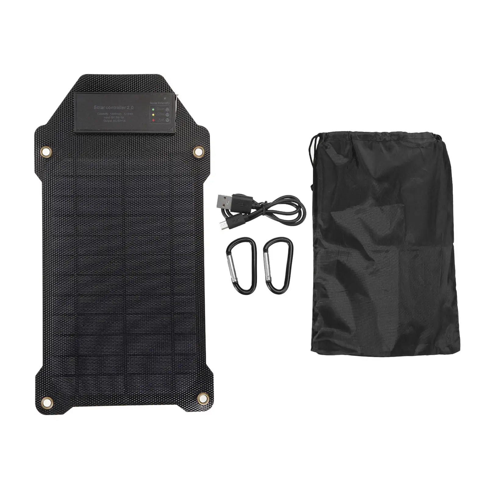 10W Portable Solar Charger 5V/1A Waterproof Panel with USB Port Compatible Power Station Cell Phone | Электроника