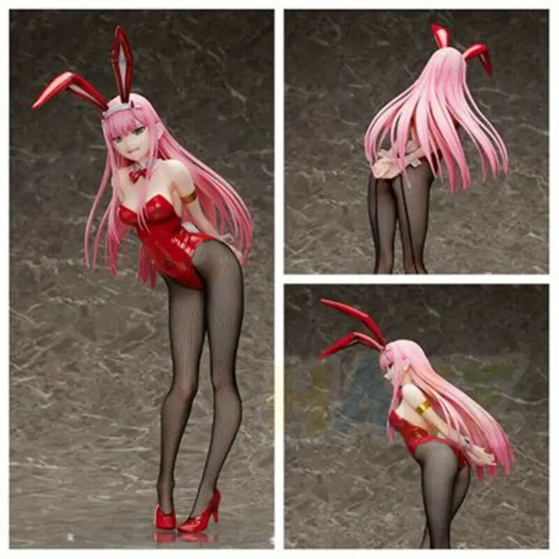 

DARLING в FRANXX ноль два 02 с изображением кролика «Банни»; 1/4 сексуальные Фигурки Коллекционная игрушка 43 см для ухода за ребенком для мам в коробк...