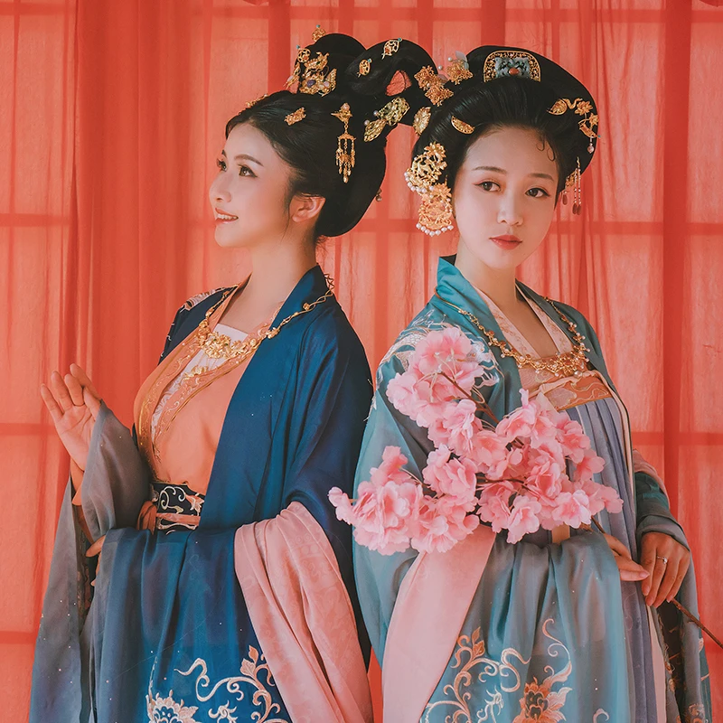 

【JinseYizhuang】Hanfu Chinese traditional costume Bi Qiong