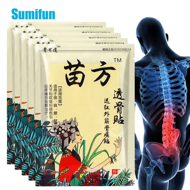 

8/24/40pcs Chinese Miaofang Herbal Pain Relief Plaster Rheumatoid Arthritis Orthopedic Patches Joint Muscle Knee Back Ache Patch