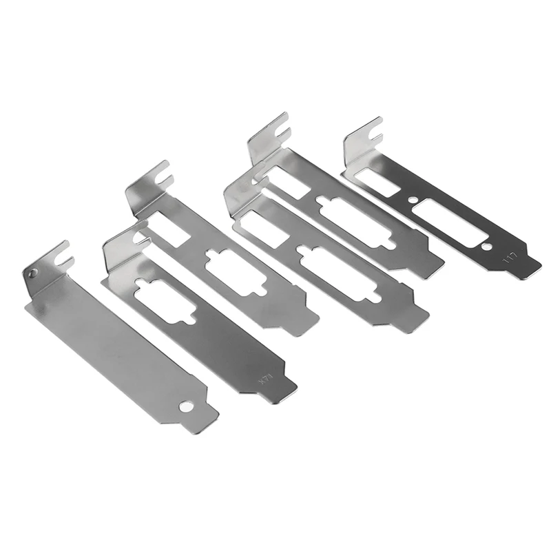 Low Profile Bracket Adapter HDMI DVI DP VGA Baffle Port For Half Height Graphic Video Card Set