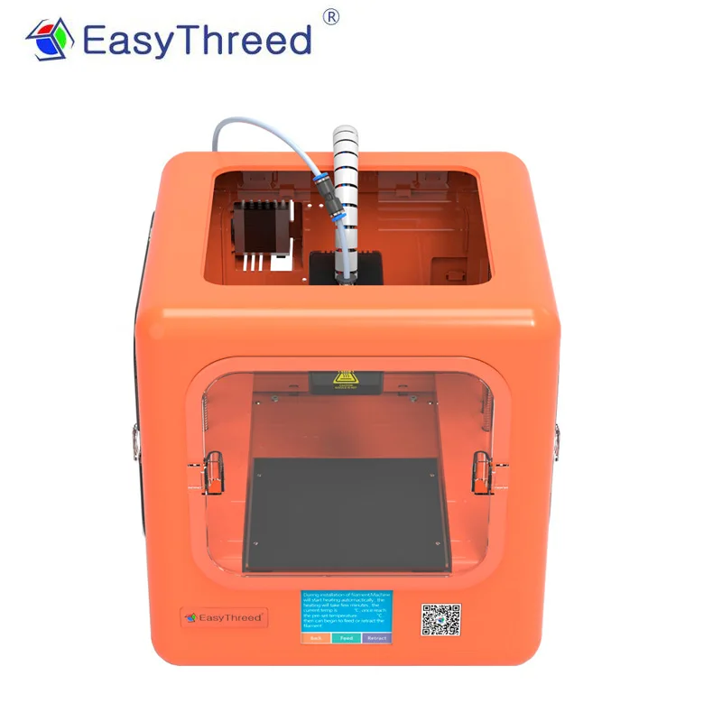 EasyThreed ET-4000+ Upgraded FDM Mini 3D Printer with 2.8inch LCD Touch Screen Desktop 3D Printing for Children Kids Education