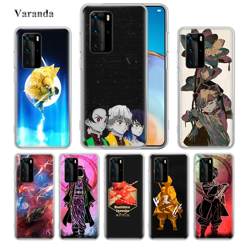 Чехол Comie Funny Demon Slayer для Huawei P20 P30 P40 Lite E P Smart Plus 2019 Mate 20 10 Pro чехол из ТПУ