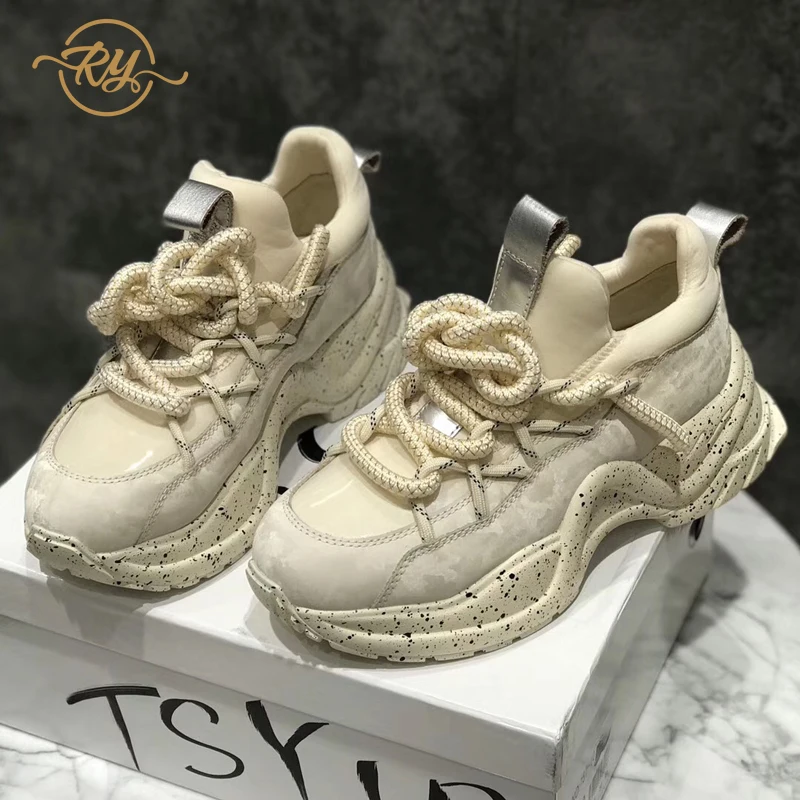 RY-RELAA женские кроссовки коллекция 2018 года модные роскошные Брендовые туфли из