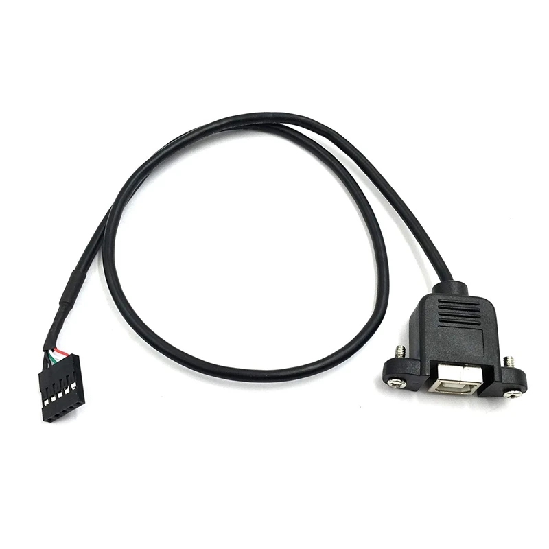 50 см 5 Pin Материнская плата женский заголовок к USB Type B Женский адаптер Дюпон
