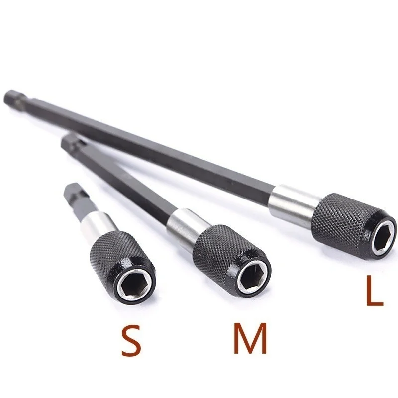 

1/4" Hex Shank Wrench Drive Power Drill Socket Drill Adapter Socket Extension Bit Adaptor Set 1/4 3/8 1/2 Inch Screwdriver Tool