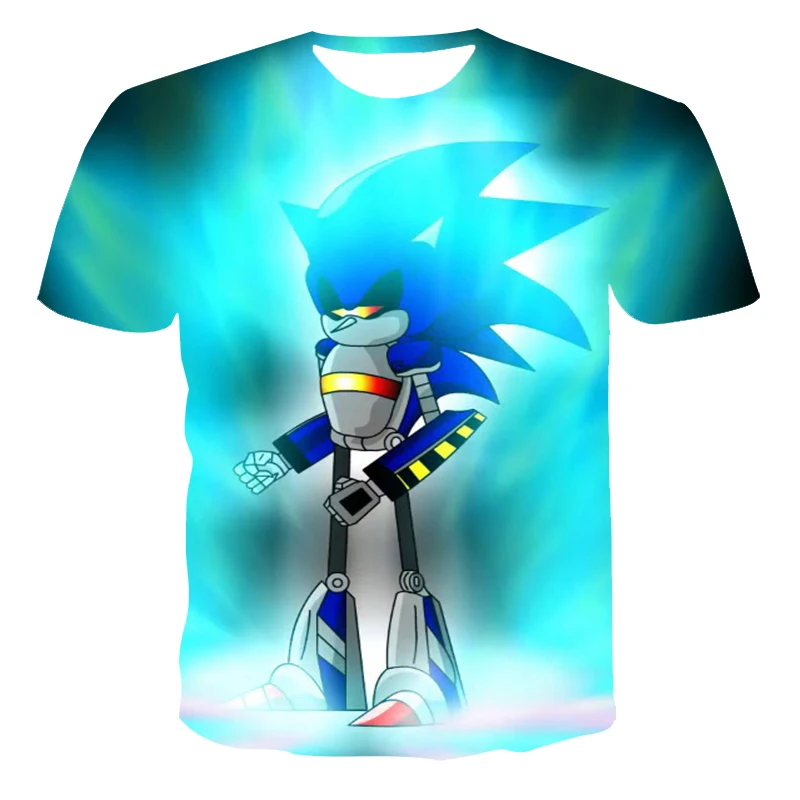 

Nick Spring And Summer 2021 New Boys And Girls 3D Pattern Short-Sleeved T-Shirt O-Neck Youth So Hip Hop Cartoon Eastman 4T-14T