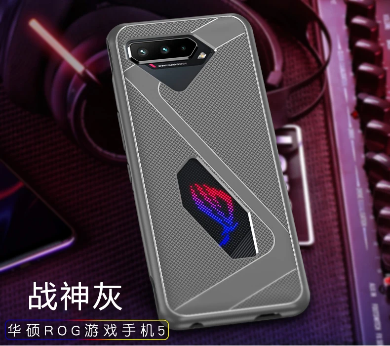 Роскошная Противоударная Задняя панель для телефона Rog 8 7 6 6D 5 чехол Pro Мягкая