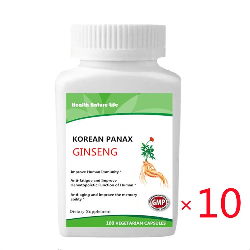 Корейский Красный Женьшень 1000 мг-100 веганов капсулы | Красота и здоровье