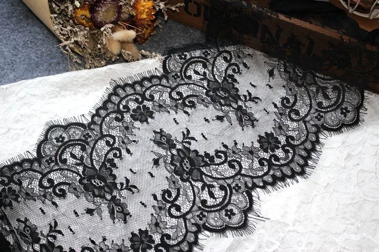 3 метра ручной работы DIY аксессуары для одежды французская белая прозрачная ткань