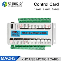 XHC Mach3 USB Breakout Board 3 4 6-Axis  Motion Control Card Frequency 2000KHZ Controller For CNC Router/Cutting Machine