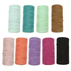 Основа для ткацкого станка из чистого хлопка, 2 рулона, 1 мм, для плетения ковров, ковер-гобелен, новинка 2021