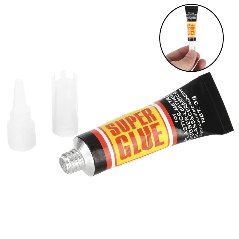 

2/6Pcs Super Glue Liquid Surface Insensitive Strong Adhesive Fast Instant Glue Tool Wood Metal Glass Adhesive Stationery Repair