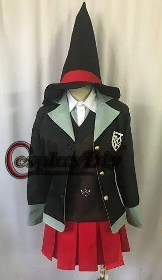 

Cosplaydiy Danganronpa V3: Killing Harmony Yumeno Himiko Cosplay Costume School Uniform Girl Dress Halloween Skirt Custom Made