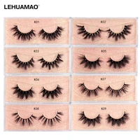 lehuamao 100 pairslot makeup false eyelash 3d mink lash 100 cruelty free lashes dramatic reusable natural eyelashes wholesale