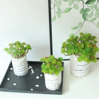 1pcs artificial plants green fake succulent plant fairy tree home decoration wedding party decorative polyester accessories